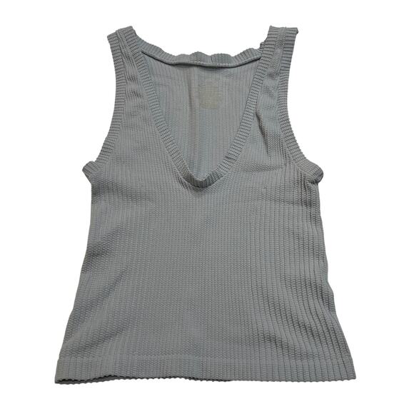 M177 INTIMATELY Free People Women's Crop Tank Top Blue Small - Picture 1 of 4